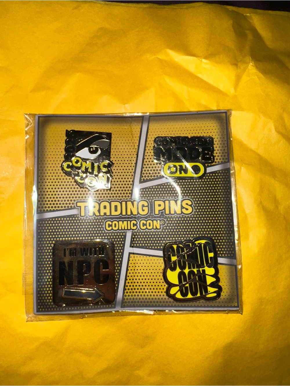 New Limited Edition Comic Con Classic Logo Trading Pin Pack